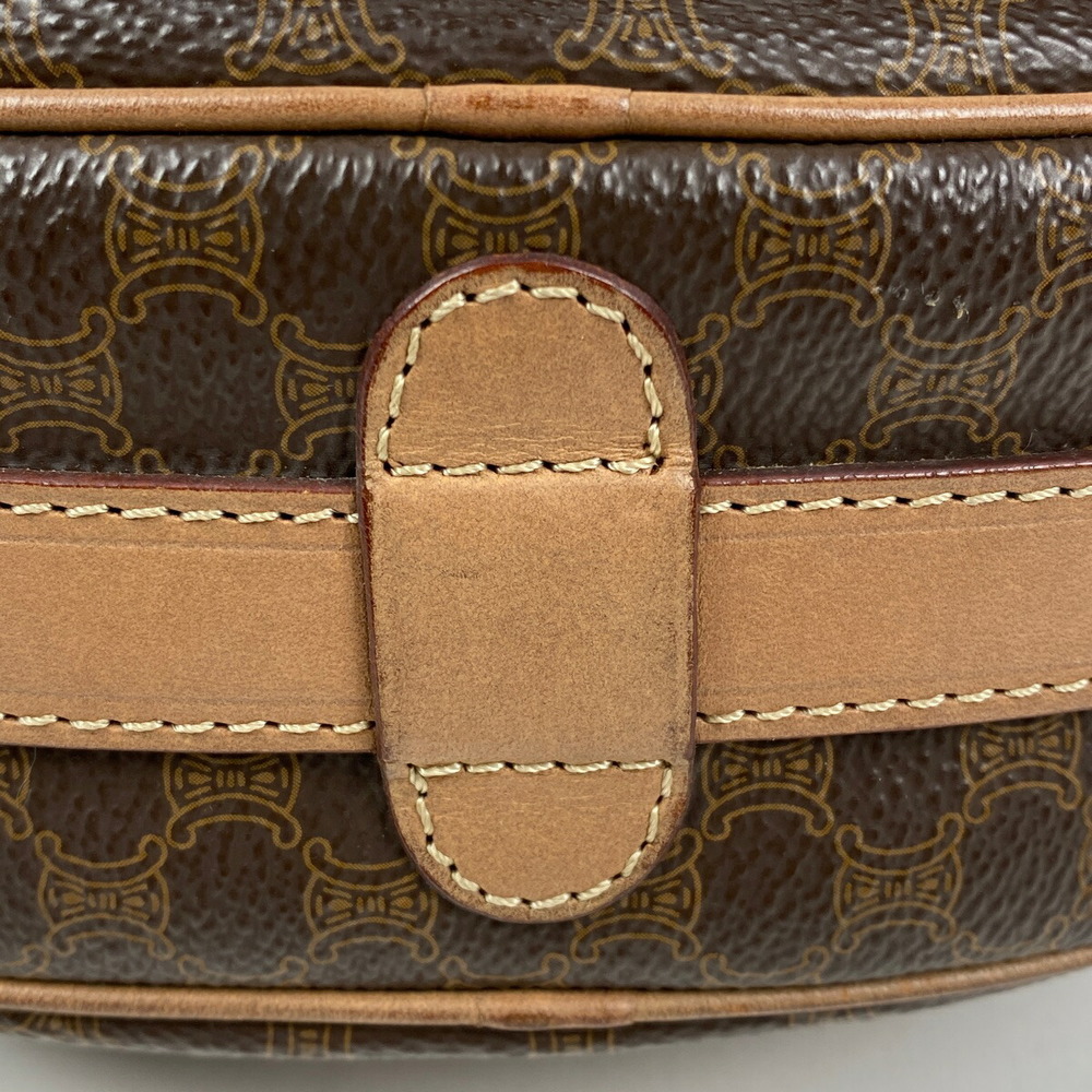 Celine Macadam Pattern Canvas Shoulder Bag Brown - image 3